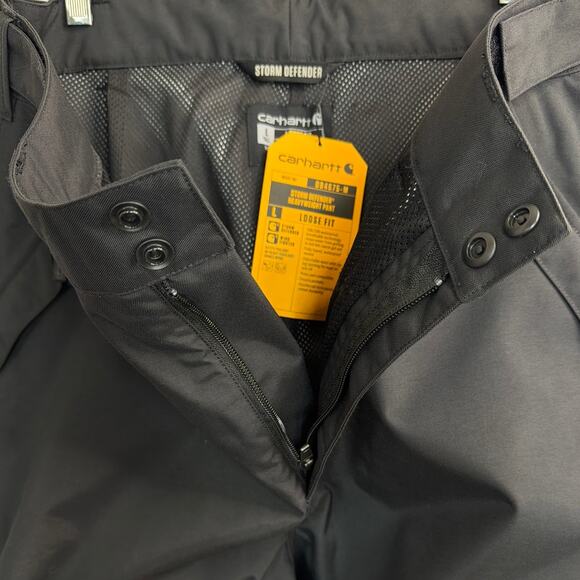NWT Carhartt Storm Defender Loose Fit Heavyweight Waterproof Pants Size L Tall - Picture 6 of 12